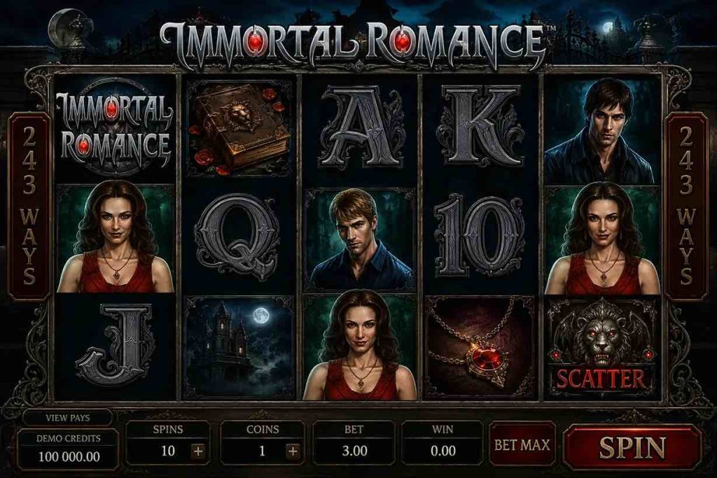 immortal romance slot not on gamstop